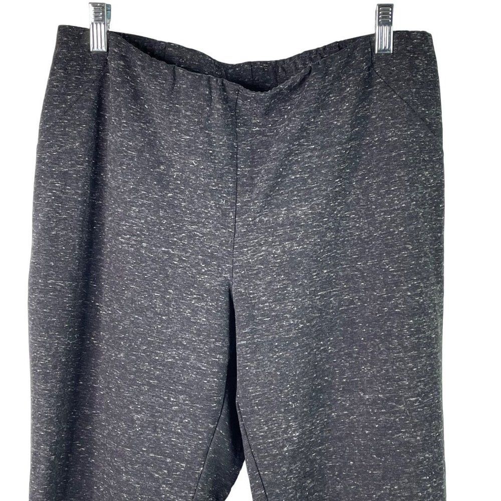 J Jill Ponte Slim Leg Pants Gray Heather M Pull On Basic Casual Capsule Stretch - Picture 4 of 7